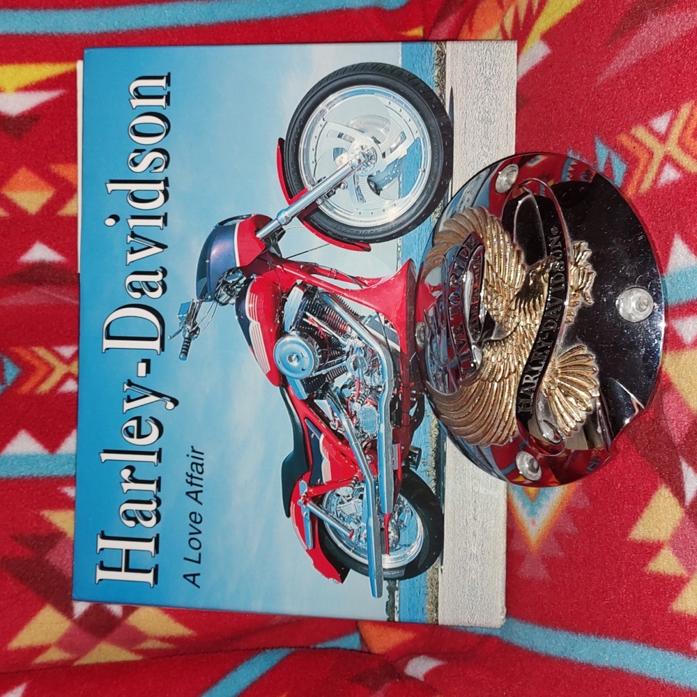Harley Davidson Book and Clutch Cover Bundle